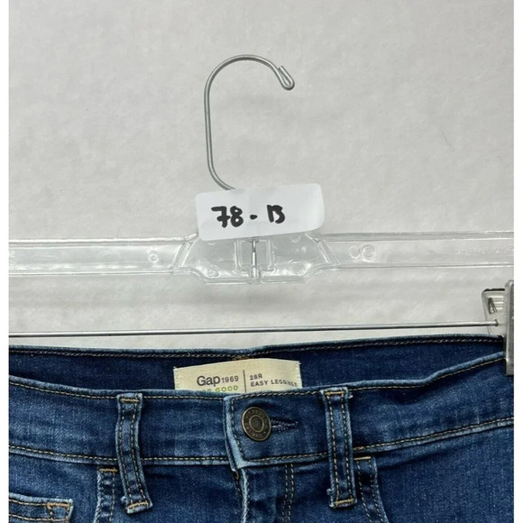 Gap 1969 Jeans Women's Sz 6 Blue Denim Easy Legging Distressed Slim Leg Stretch - Picture 12 of 12